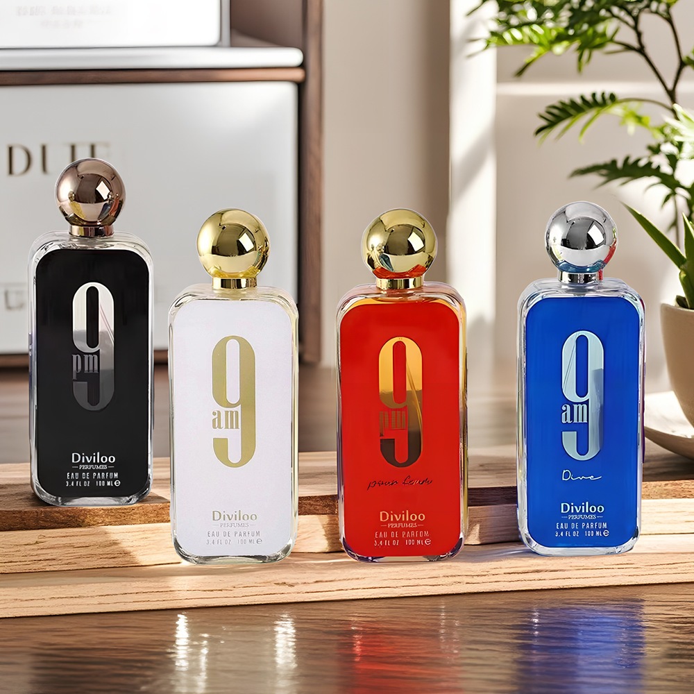 Nước hoa nam Dubai 9PM, 9AM DIVILOO 100ml Nam tính, sang trọng