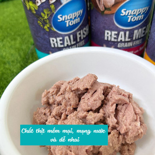 [400g] Pate Snappy Tom Lon 400G Dạng Hộp Cá Thật Cho Mèo Dạng Nguyên Miếng, Sốt, Nhuyễn