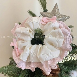 Scrunchies dây buộc tóc tone màu kẹo ngọt nữ tính cho bạn gái