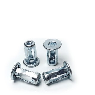 10 cái M4,M5,M6,M8 Đai ốc cánh hoa thép mạ M4-M8