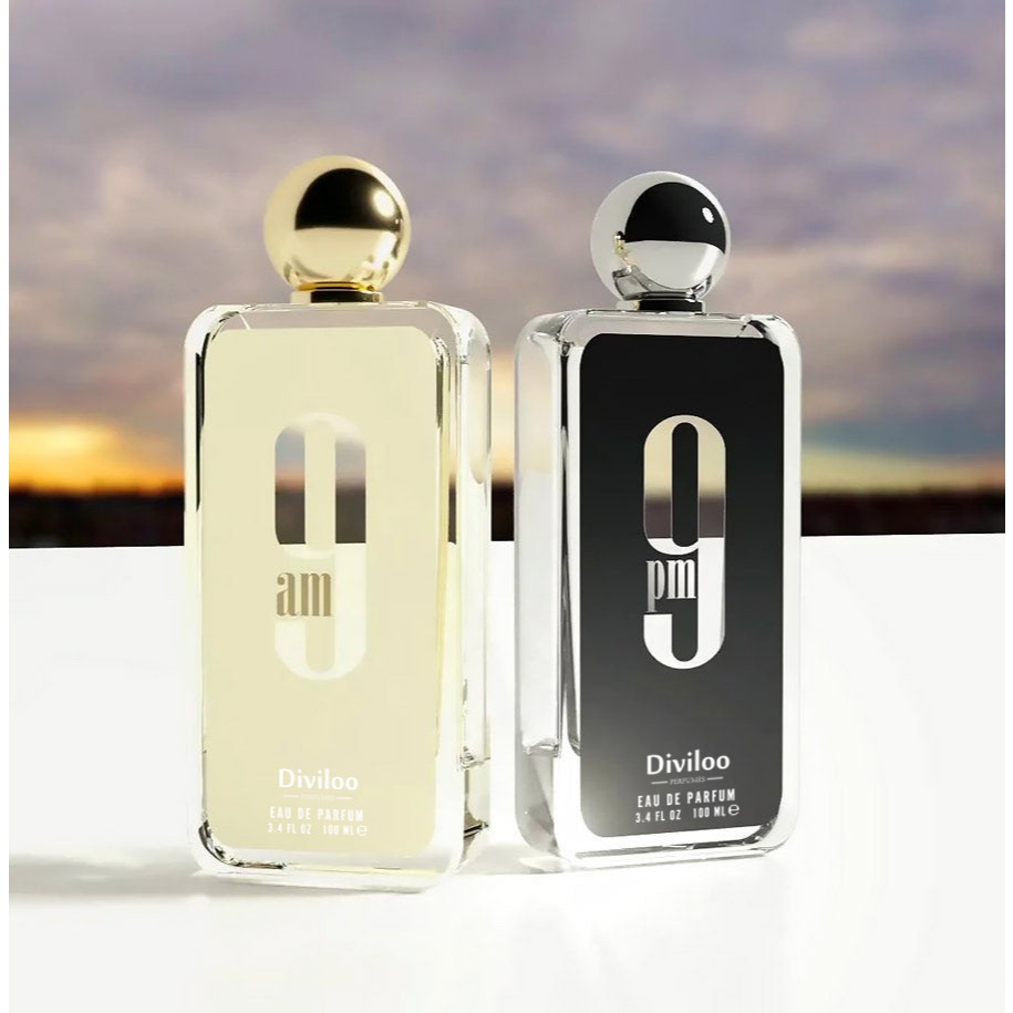 Nước hoa nam Dubai 9PM, 9AM DIVILOO 100ml Nam tính, sang trọng