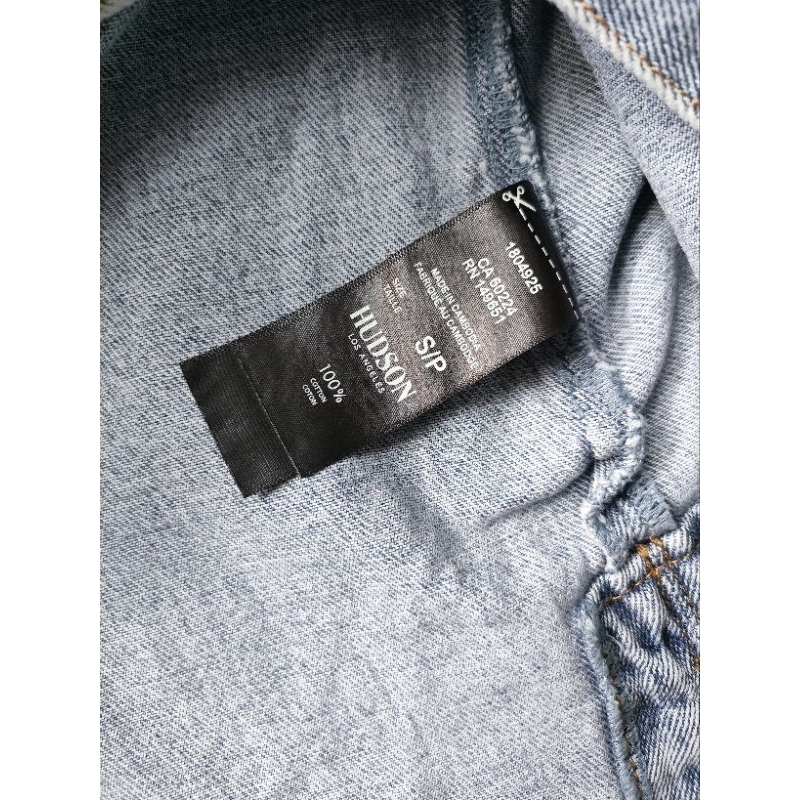(Sale) Áo khoác sơmi denim/jean nữ Hudson* bigsize - Cambo dư xịn