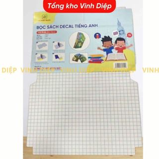 Bọc sách vở decan 1 tập 10 bọc 2 cỡ 28.38 - TỔNG KHO VINH DIỆP