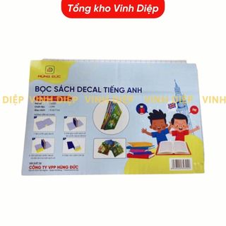 Bọc sách vở decan 1 tập 10 bọc 2 cỡ 28.38 - TỔNG KHO VINH DIỆP