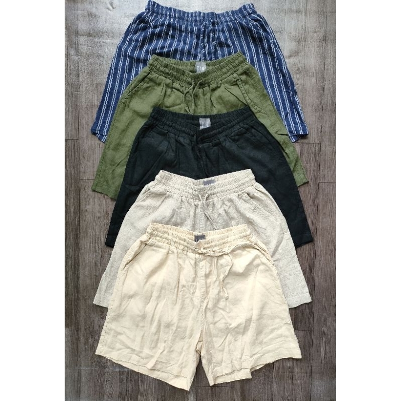 (BomoHouse) Combo 2 quần linen Gap* nữ - dư xịn