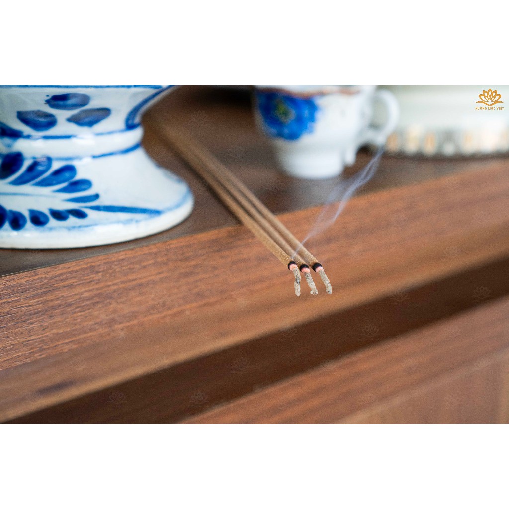 Ảnh Nhang trầm hương cao cấp [100gr] sạch chuẩn sản phẩm OCOP, ISO 9001 - Xưởng Mộc Việt 4
