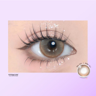 [Giá 1 chiếc - 1 bên mắt] Kính áp tròng VIVIMOON EYECONIC lens cận cho mắt thở giãn tròng to Y2K 14.5mm, lens 06 tháng
