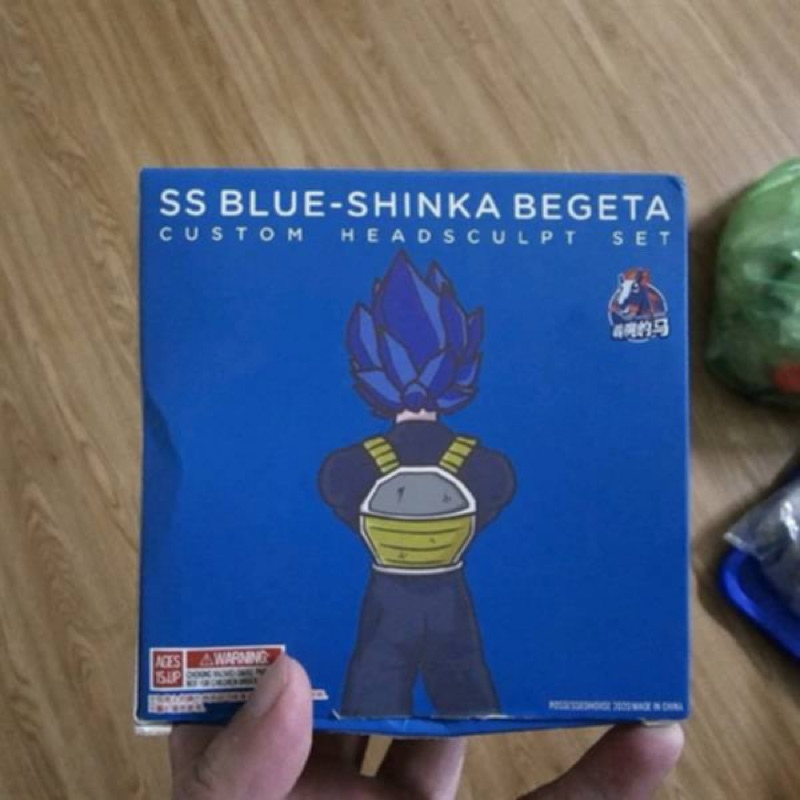 [ DRAGONBALL ] HEAD VEGETA BLUE DEMONIACAL FIT CUSTOM SS SHINKA ...