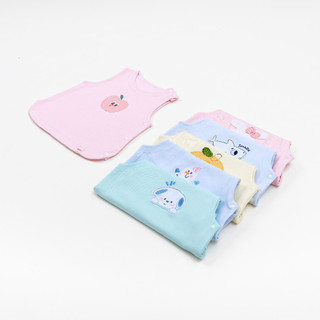 M&B (3-18M) Áo khoác gile 2 lớp chất vải cotton, thoải mái, phong cách Hàn Quốc cho bé từ 5kg7 đến 12kg8