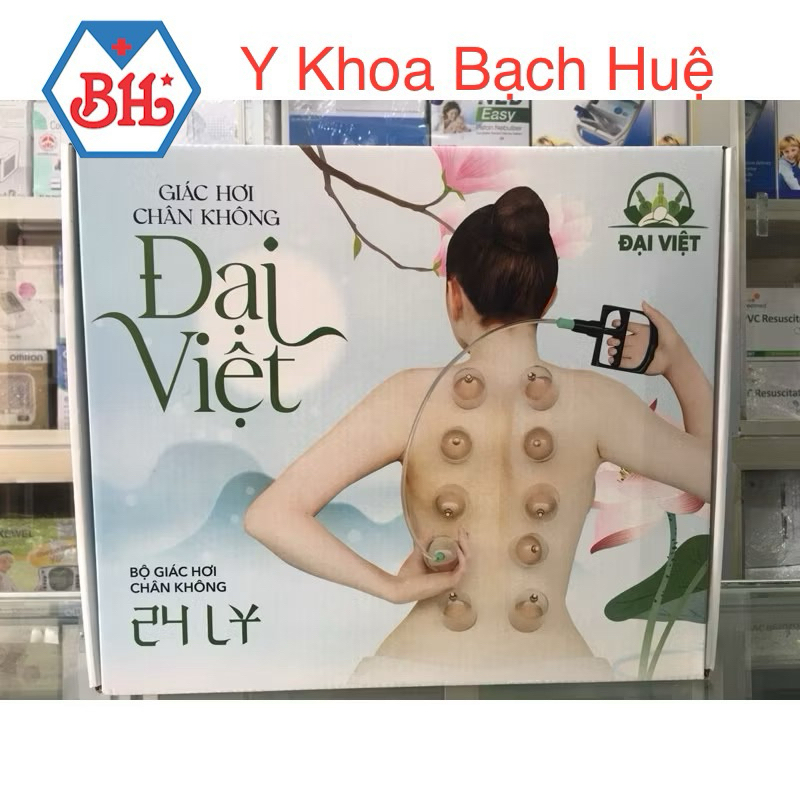Bộ giác hơi chân không 24 ly và 12 ly Đại Việt – Dụng cụ chăm sóc sức khỏe tiện lợi tại nhà