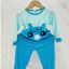 ĐỒ BỘ DÀI THUN LẠNH cho bé 6 - 16kg, Phối Họa Tiết Hoạt Hình, Vải Mềm Mát Mỏng Nhẹ - D07