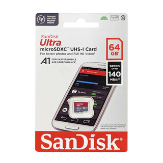 Thẻ nhớ MicroSDXC SanDisk Ultra A1 64GB Class 10 U1 đọc 140MB/s (Đỏ) - Nhất Tín Computer