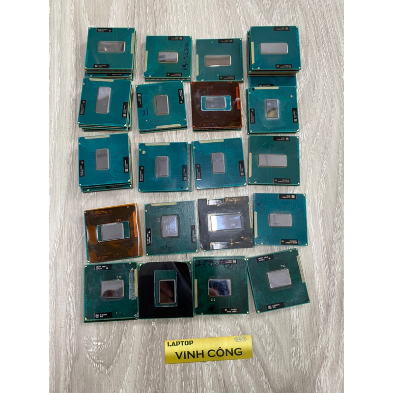 CPU LAPTOP i3 i5 i7 thế hệ 1 2 3 4 hàng tháo máy chạy good | Shopee ...
