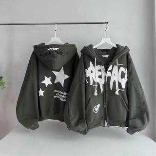 Áo Khoác Nỉ HOODIES PREFACE Ngôi Sao Họa Tiết IN Cực HOT