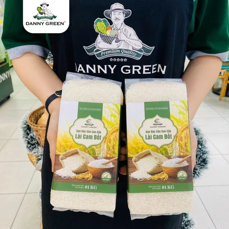 Gạo Lài Cambot DannyGreen 1KG – Gạo Lài Thơm Dẻo Tự Nhiên, Đặc Sản Campuchia, Ngon Hơn ST25