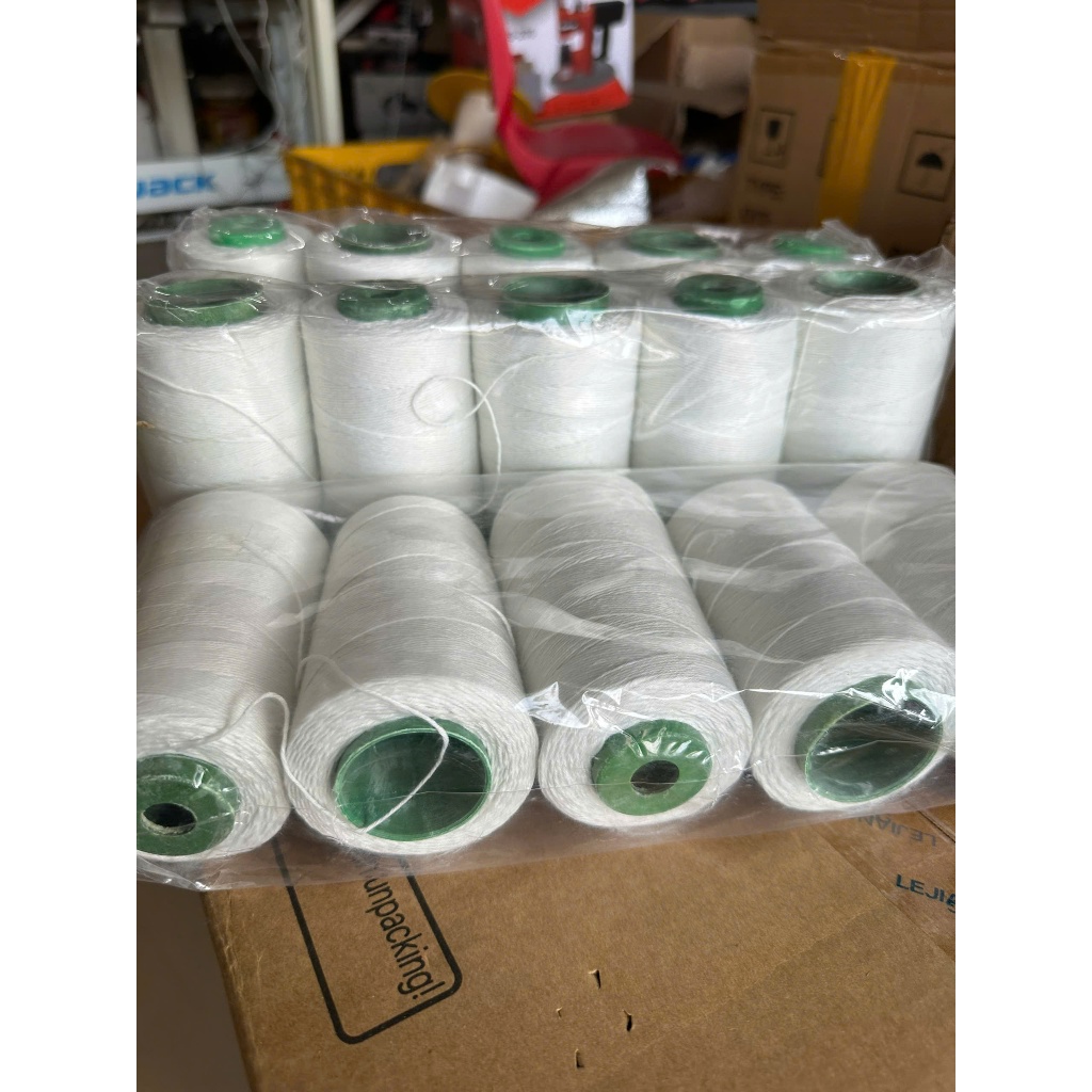 Chỉ May Bao Tải Dứa – Chỉ Khâu Bao Tải, Bao Gạo, Cuốn Thịt Cầm Tay (Bộ 5 và10 Cuộn)