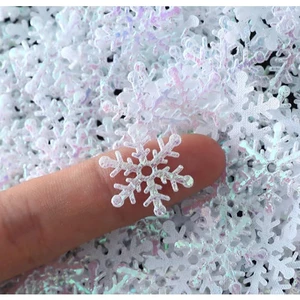 Gói 300 Bông Tuyết Nhân Tạo 2cm Trang Trí Giáng Sinh, Tiệc Cưới, Năm Mới siêu lấp lánh