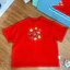 ÁO THUN Đỏ NOEL HOẠ MINI Cho Bé Form Rộng Boxy 100% Cotton 2C , Dày dặn , thấm hút mồ hôi , Đã xử lý màu và có rúTo