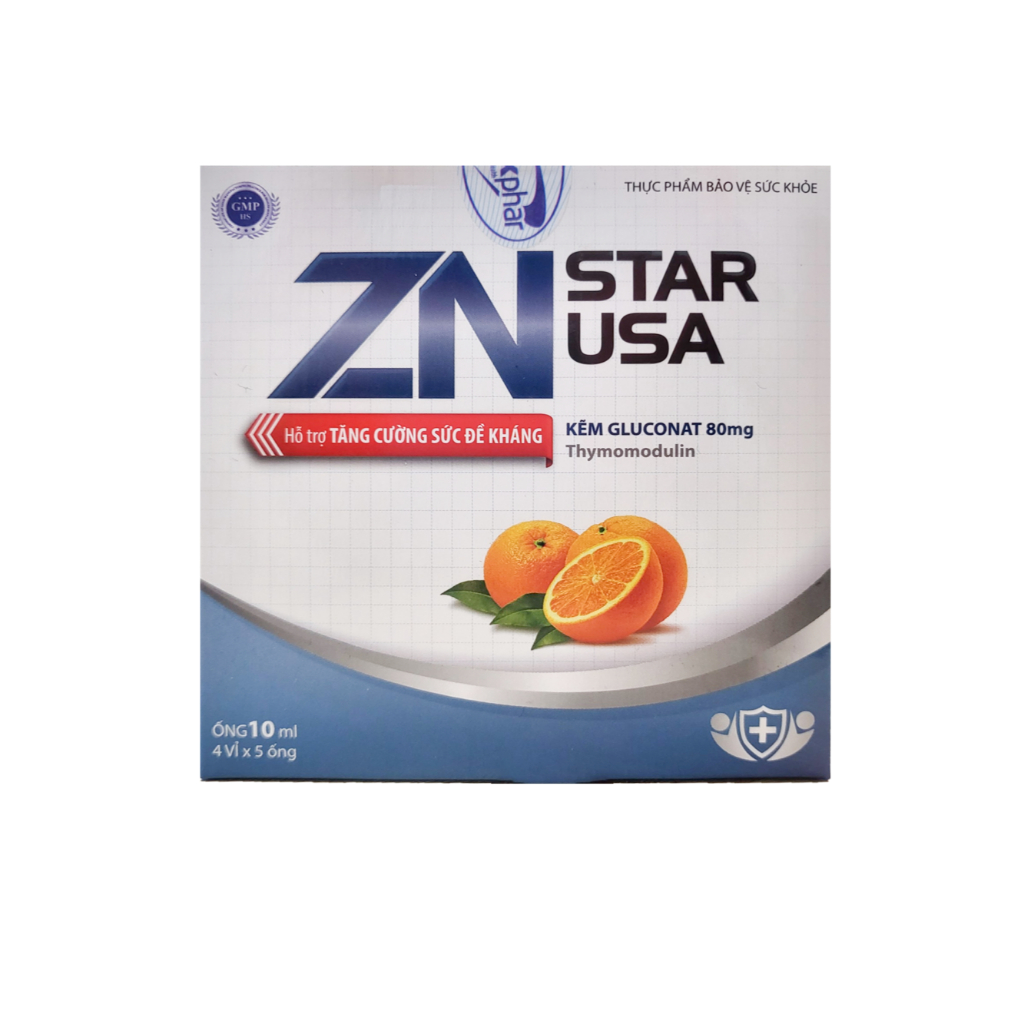 Ống Uống Zn StarUSA Fobe Bổ Sung Kẽm Và Khoáng Chất Giúp Ăn Ngủ Ngon, Tăng Cường Đề Kháng N1
