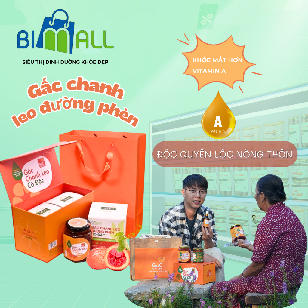 Hộp 2 hũ gấc chanh leo đường phèn cô đặc BIMALL làm quà tặng | Shopee ...