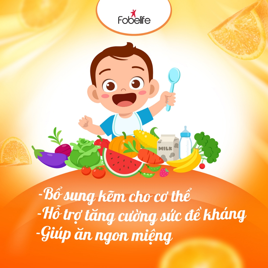 Dung Dịch Zinc Fobe Oral Bổ Sung Kẽm, Giúp Ăn Ngủ Ngon, Tăng Cường Đề Kháng Cho Trẻ N1