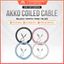 Dây Cáp Custom Bàn Phím Cơ AKKO Coiled Cable (Black / White / Pink / Blue) - Maxpinggear