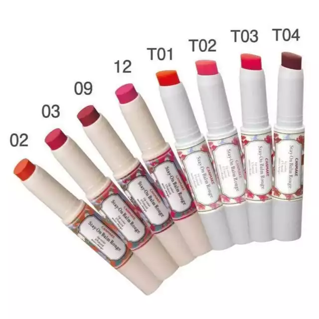 Son dưỡng môi Canmake Stay on Balm Rouge 16 19 09 Mẫu mới Son dưỡng màu chống nắng Canmake Stay-On Balm Rouge