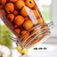 Hũ Thủy Tinh, Bình Thủy Tinh Có Nắp Cài Kim Loại Dáng Tròn LOT005