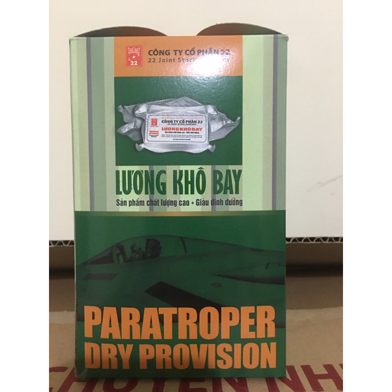 Lương khô Bay 1kg ( hộp 10 phong)