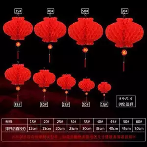 Set 10 quả Đèn lồng đỏ trang trí nhà cửa, lồng đèn nilong treo tết