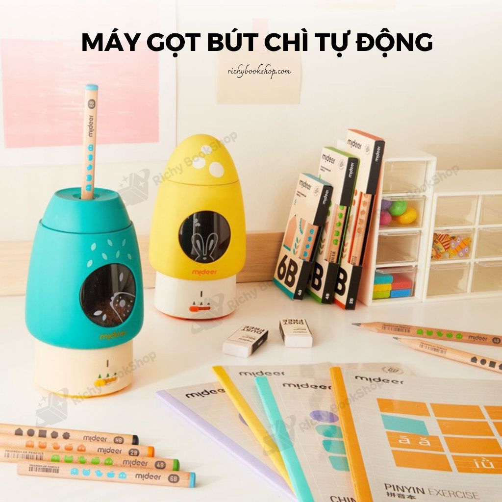 Gọt bút chì tự động bằng điện Mideer Automtic Pencil Sharpener MD6221