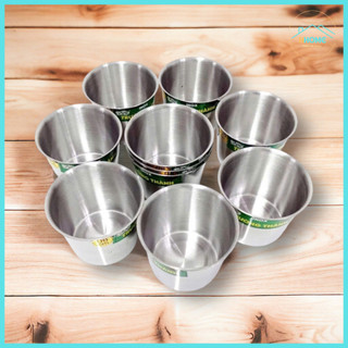Ly inox làm đá hàng Việt Nam đường kính 7cm, 8cm, 9cm, 10cm - Ly làm đá inox để tủ lạnh tiện lợi