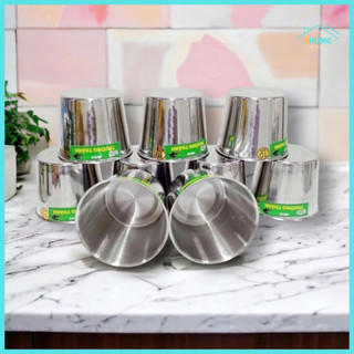 Ly inox làm đá hàng Việt Nam đường kính 7cm, 8cm, 9cm, 10cm - Ly làm đá inox để tủ lạnh tiện lợi