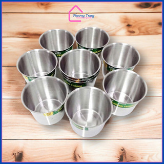 Ly inox làm đá hàng Việt Nam Đường Kính 7cm, 8cm, 9cm, 10cm, Để Tủ Lạnh Tiện lợi - Phương Trang