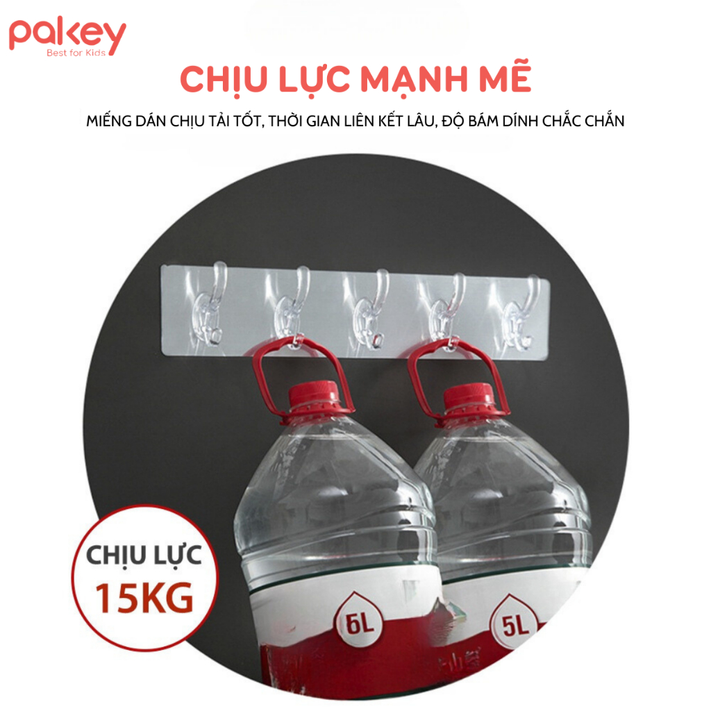 [QUÀ TẶNG KO BÁN] Miếng Dán Tường Treo Quần Áo, Móc Dán Tường Trong Suốt Treo Đồ Tiện Lợi Chắc Chắn