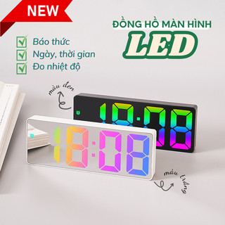 Đồng Hồ LED Myd.23 Để Bàn, Báo Thức Điện Tử Đẹp, Trang Trí Decor Sang Trọng & Hiện Đại