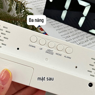 Đồng Hồ LED Myd.23 Để Bàn, Báo Thức Điện Tử Đẹp, Trang Trí Decor Sang Trọng & Hiện Đại