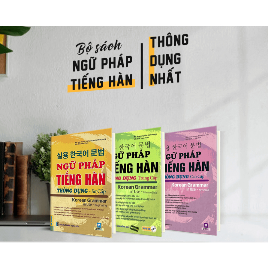 Ảnh Sách - Ngữ Pháp Tiếng Hàn Thông Dụng Sơ Cấp - Trung Cấp - Cao Cấp (Combo/Lẻ) 1