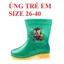 Ủng lội nước cho bé từ 1-10 tuổi, ủng chống trơn trượt đế cứng, ủng đi mưa, ủng trẻ em