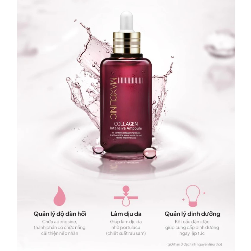Serum Collagen Dưỡng Da Và Ngăn Ngừa Lão Hóa Maxclinic Collagen Intensive Ampoule 100ml
