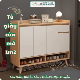 Tủ giày cửa mở dài 1m2 Nội Thất Tiết Kiệm TG08899
