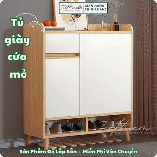 Tủ giày cửa mở dài 1m2 Nội Thất Tiết Kiệm TG08899