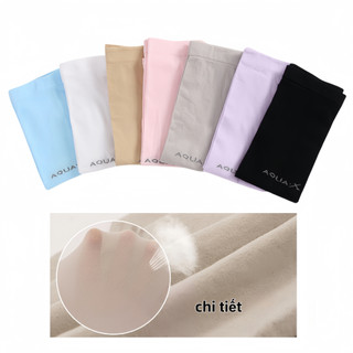 Tay áo nhiều màu sắc, chống nắng, găng tay chống lạnh và gió, tay áo lụa đàn hồi chống tia cực tím