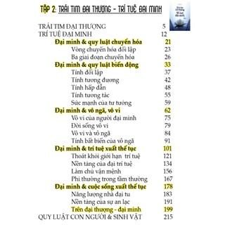 Sách 2 tập TRÁI TIM ĐẠI THƯỢNG, TRÍ TUỆ ĐẠI MINH (sách hay về quy luật trái tim, trí tuệ và cuộc sống)