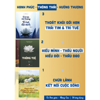 Sách 2 tập TRÁI TIM ĐẠI THƯỢNG, TRÍ TUỆ ĐẠI MINH (sách hay về quy luật trái tim, trí tuệ và cuộc sống)