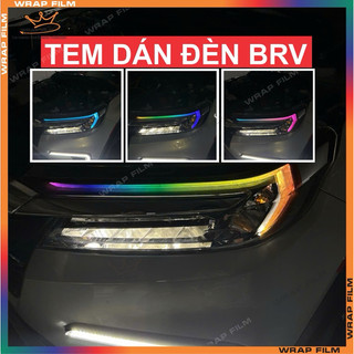 Tem dán đèn Honda BRV 2022-2024 (1 Bộ) công nghệ in Nhật Bản, bảo vệ sơn xe, không để lại keo khi bóc