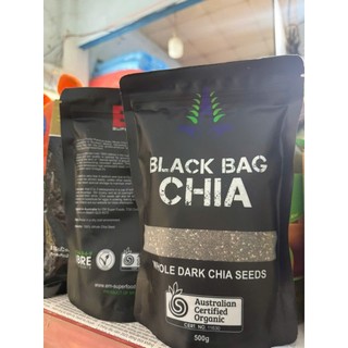Hạt Chia Đen Nhập Khẩu Úc BLACK BAG CHIA Túi 500G |Kim An Minh Food