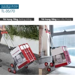 Xe kéo hàng leo cầu thang 30kg -70kg gấp gọn  nhập khẩu ADVINDEQ TL-35/70,  xe kéo hàng lên xuống cầu thang 6 bánh — ảnh 2