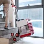 Xe kéo hàng leo cầu thang 30kg -70kg gấp gọn  nhập khẩu ADVINDEQ TL-35/70,  xe kéo hàng lên xuống cầu thang 6 bánh — ảnh 3