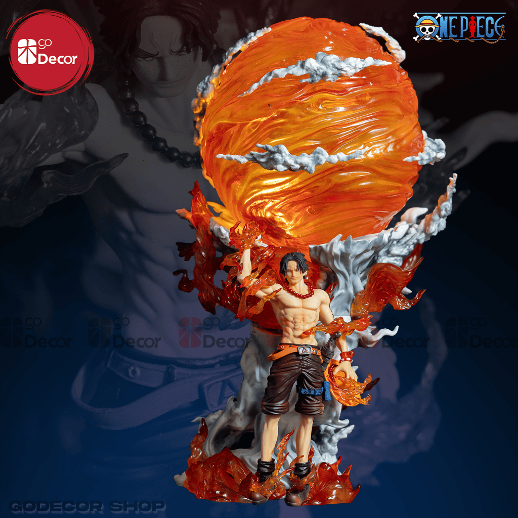 Mô Hình OnePiece Portgas D. ACE Nâng Cầu Siêu Đẹp Cao 40cm | Figure ...